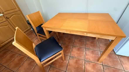 Photo of free Dining table with 2 chairs (NR5) #1