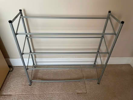 Photo of free Large metal shoe rack (Talbot Village BH10) #1