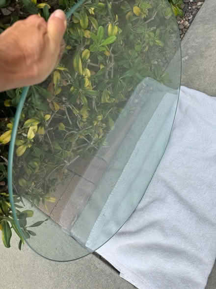 Photo of free round glass top (2ft wide) (Oceanside) #1