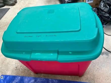 Photo of free Holiday Storage Bin (Columbia) #1