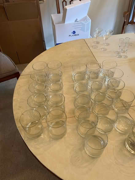 Photo of free Monogrammed glassware (Teaneck, NJ) #2