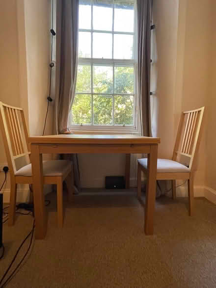 Photo of free Extendable table and chair set (Stockbridge Edinburgh) #2