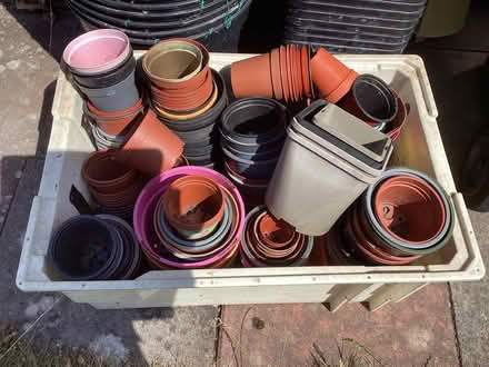 Photo of free Large Box of Plant Pots (Upton CH49) #1