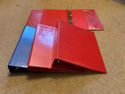 Photo of free Four binders in good condition (Hedgerley SL2) #1