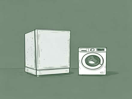 Photo of Fridge and washing machine (Northfields LE4) #1