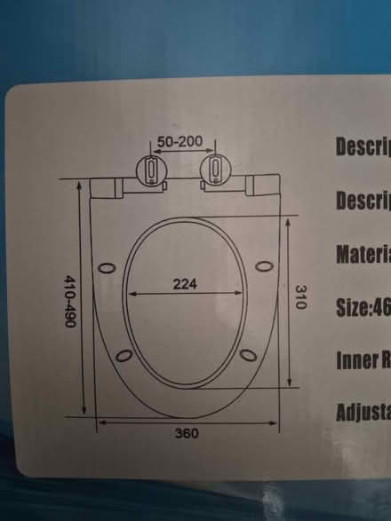 Photo of free Toilet seat (Whitley CV3) #1