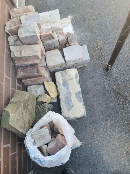 Photo of free Bricks, Half Bricks, Yorks Stone, a Breeze Block and Rubble (Chapel Allerton LS7) #1