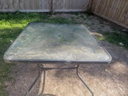 Photo of free Outside glass table (Chard TA20) #1