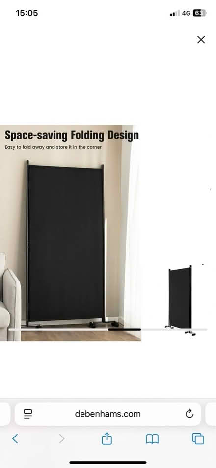 Photo of free Single panel room divider (Harringay N4) #1