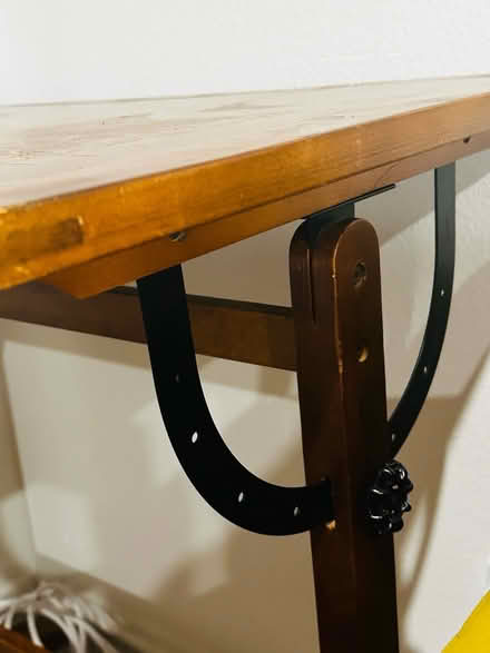 Photo of free Drafting table, solid wood (Sherman Oaks) #3