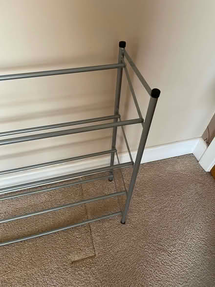 Photo of free Large metal shoe rack (Talbot Village BH10) #3