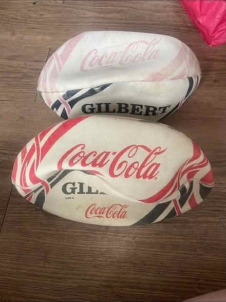Photo of free Old Rugby Balls x 2 (Cheshunt En8) #2
