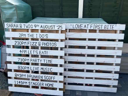 Photo of free Wedding signage (PO20) #1