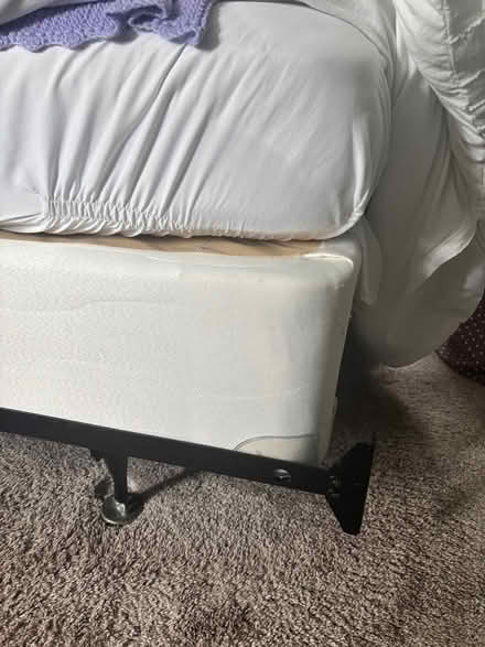 Photo of free Mattress, box spring, and bed frame (Norton, Ma) #2