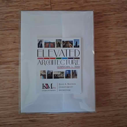 Photo of free Pack of notelets featuring the Chicago 'L' train (Stoke St Milborough SY8) #1