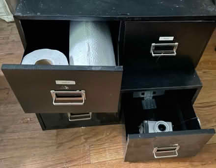 Photo of free Metal drawers (set of 4 drawers) (Chelsea, mid 20s near 10th ave) #2