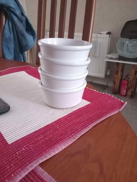 Photo of free 4 white china ramikins (South Bermondsey SE16) #1