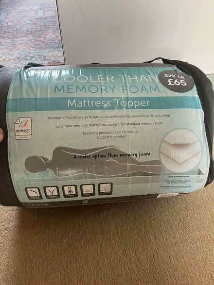 Photo of free Memory foam single mattress topper (Alltami CH7) #2
