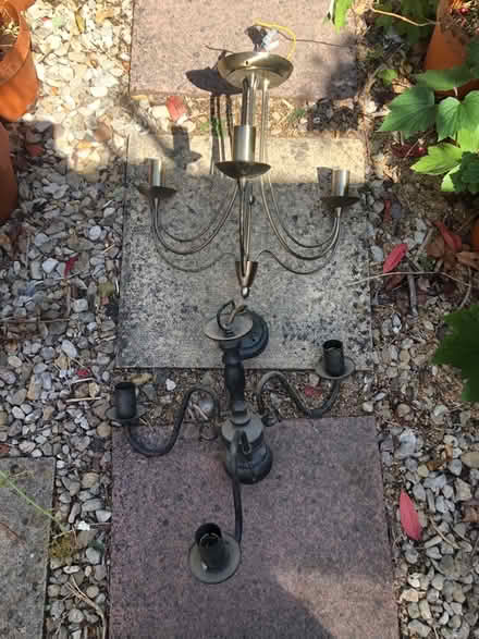 Photo of free 2x Light fittings 3 bulb (Elkstone GL53) #1
