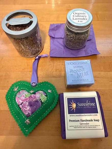 Photo of free More lavender items (lot #2) (San Carlos-El Camino near Hull) #1