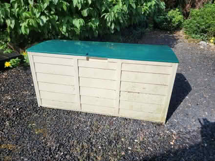 Photo of free Plastic garden storage box. (Nant Glas LD1) #1