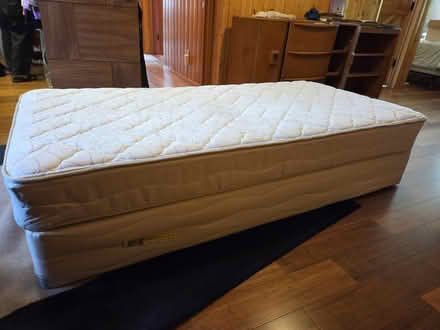 Photo of free Twin mattress and box spring (Wedgwood) #1