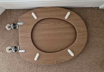 Photo of free Wood Toilet Seat: Clean and Solid (Harringay Green Lanes N4) #3