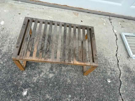 Photo of free Wooden shelf (Korea Town) #2
