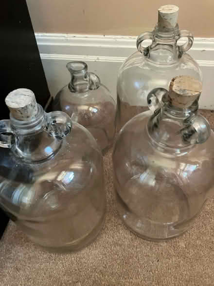 Photo of free 25 glass winchesters (Capel Surrey) #1