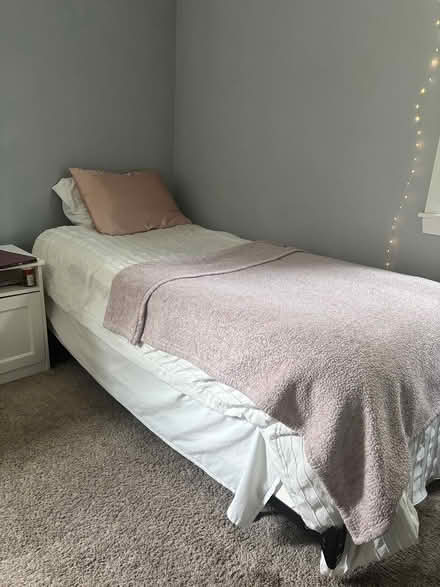 Photo of free Mattress, box spring, and bed frame (Norton, Ma) #1