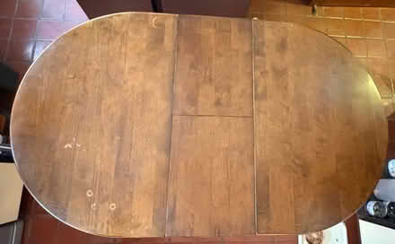 Photo of free Extending dining/kitchen table (Lacey Green HP27) #2