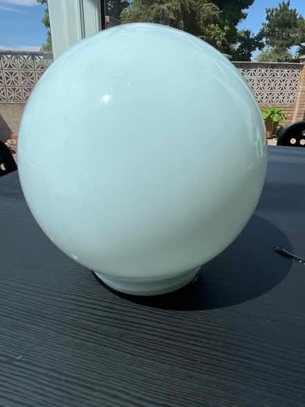 Photo of free White glass sphere from light fitting (Greaves LA1) #3