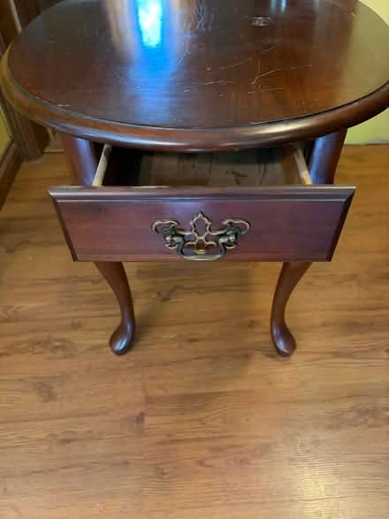 Photo of free Wood end table (Highland Heights, Ky) #2