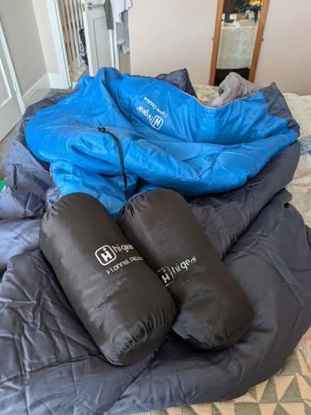 Photo of free Hi gear double sleep bag+ pillows (Stanway CO3) #1