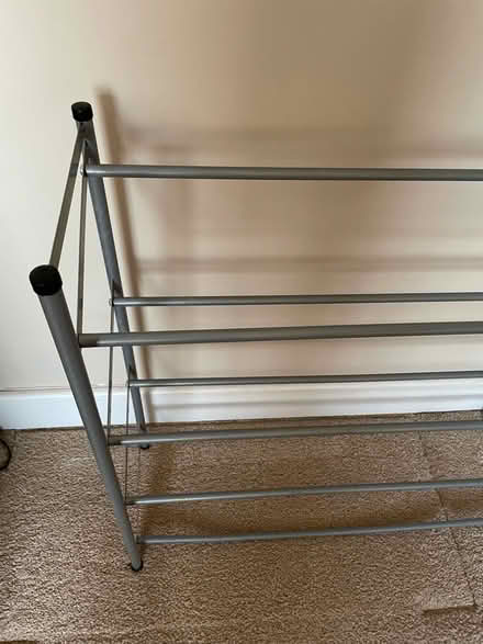 Photo of free Large metal shoe rack (Talbot Village BH10) #2
