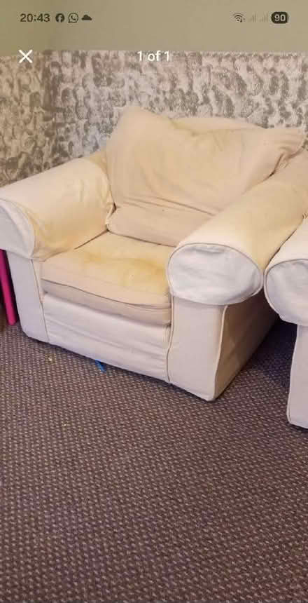 Photo of free 2 Single Seater Sofas (Ruabon LL14) #1