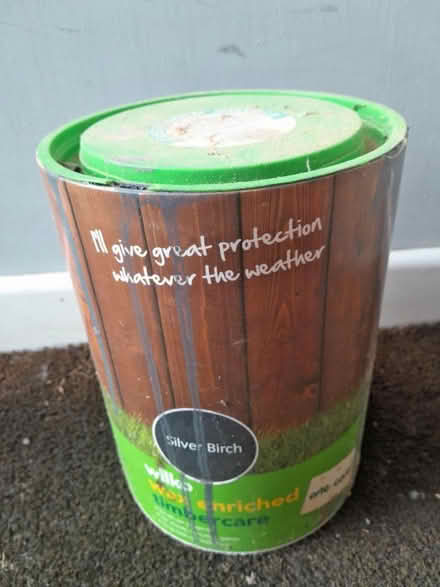 Photo of free Grey fence wood paint (Burgess hill RH15) #1