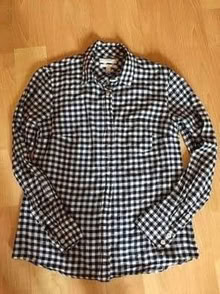 Photo of free J. Crew Boy shirt size 0 gingham (L5L 5P5) #1