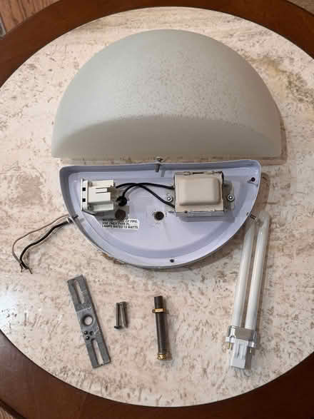 Photo of free 1/2 Moon Wall Lite 11"W x 4"H x 6"D (Westminster) #2