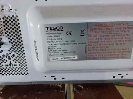 Photo of free Tesco MM08 Microwave (Great Billing NN3) #3