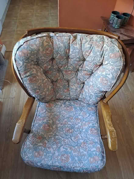 Photo of free Wood frame armchair (Isleworth TW7) #1