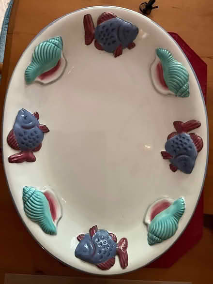 Photo of free Ceramic Platter (Near Wolfe and Reed) #1