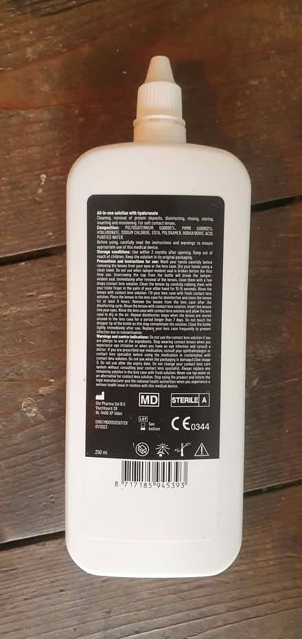 Photo of free Contact lens solution (Levenshulme M19) #2