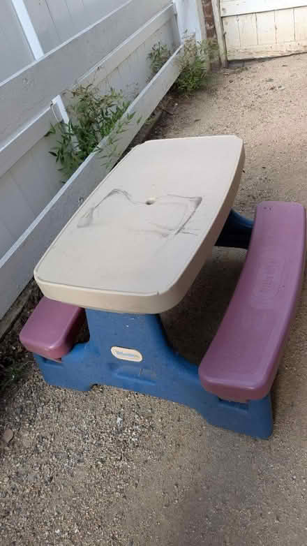 Photo of free Little tykes bench (San Gabriel, CA) #1