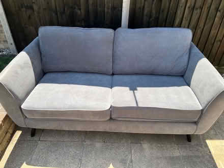 Photo of free Grey sofa (Orpington BR6) #1