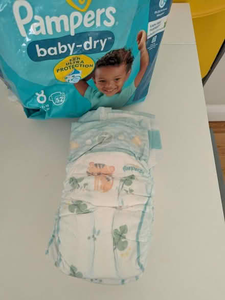 Photo of free Pampers nappies, mixed size 7 and 8 (Oxford OX3) #1