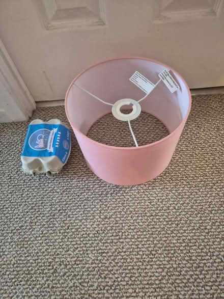 Photo of free Pink lampshade (Drayton PO6) #1