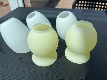 Photo of free Five glass lightshades (Greaves LA1) #1