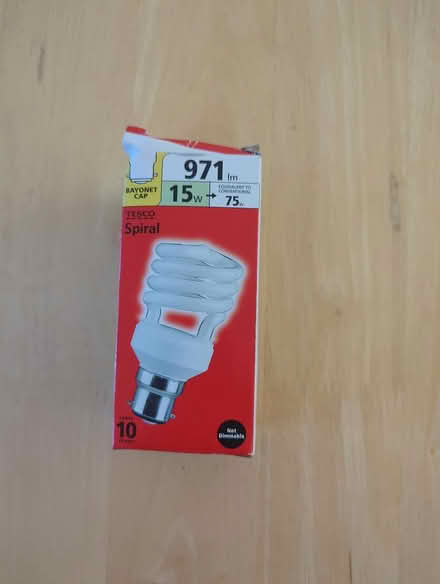Photo of free 15 watt BC energy bulb (Gatley SK8) #1