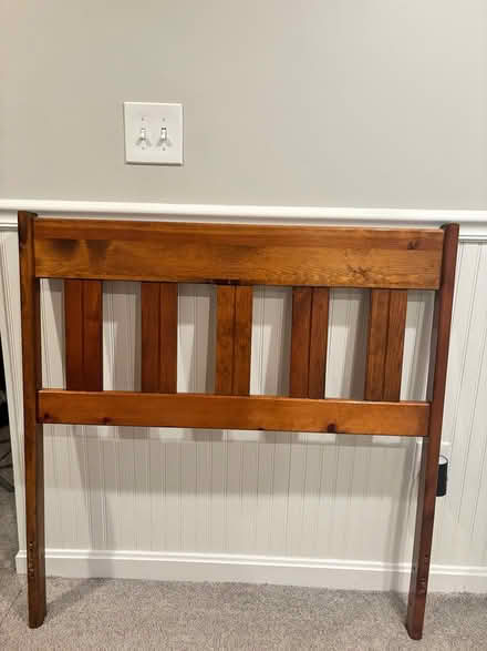 Photo of free Twin Wooden headboard (Norton, Ma) #1